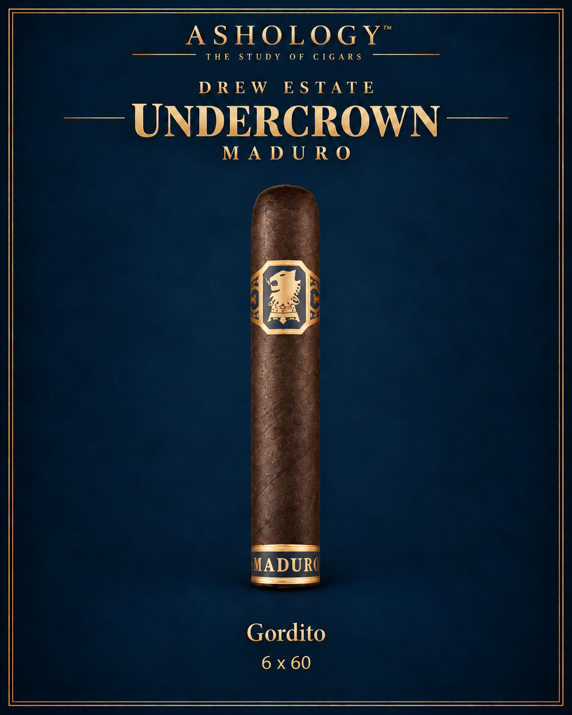 Undercrown Maduro Gordito cigar by Drew Estate