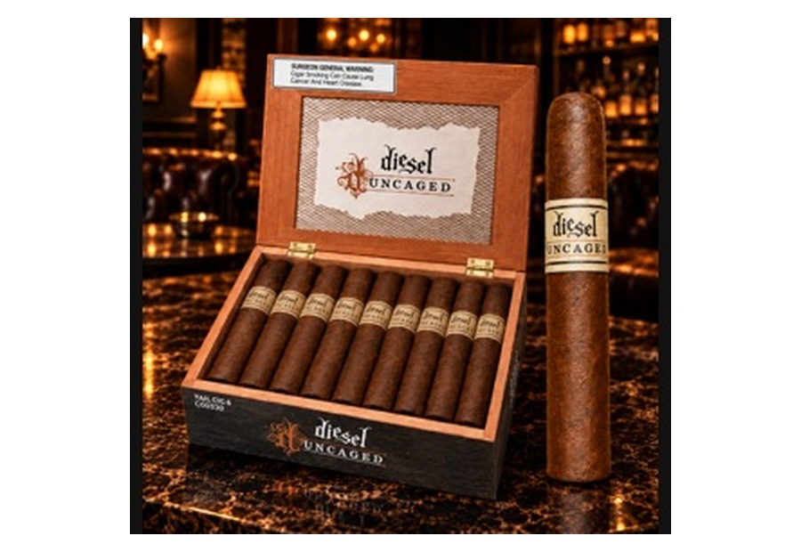 Diesel Uncaged cigar and open box