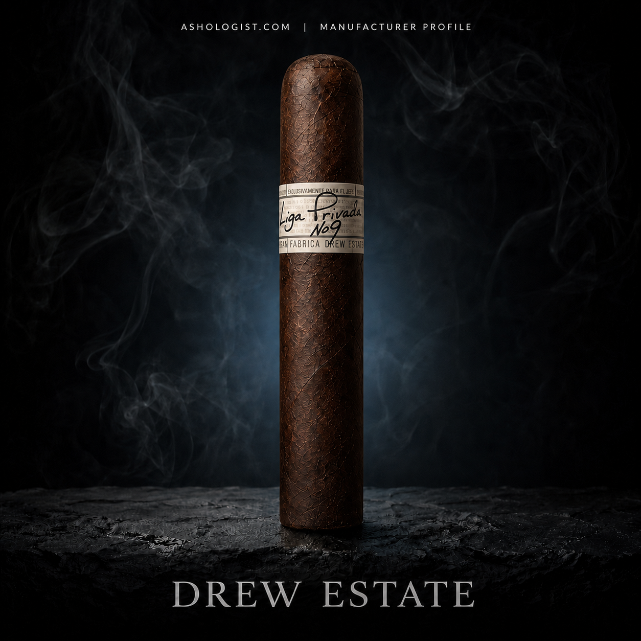 Drew Estate manufacturer profile on Ashologist